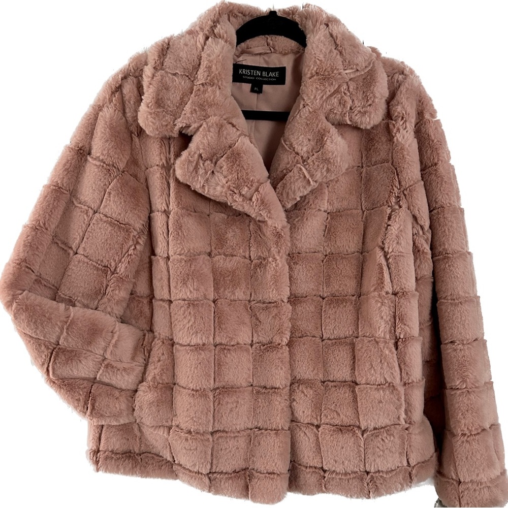 Quilted Faux Fur Jacket